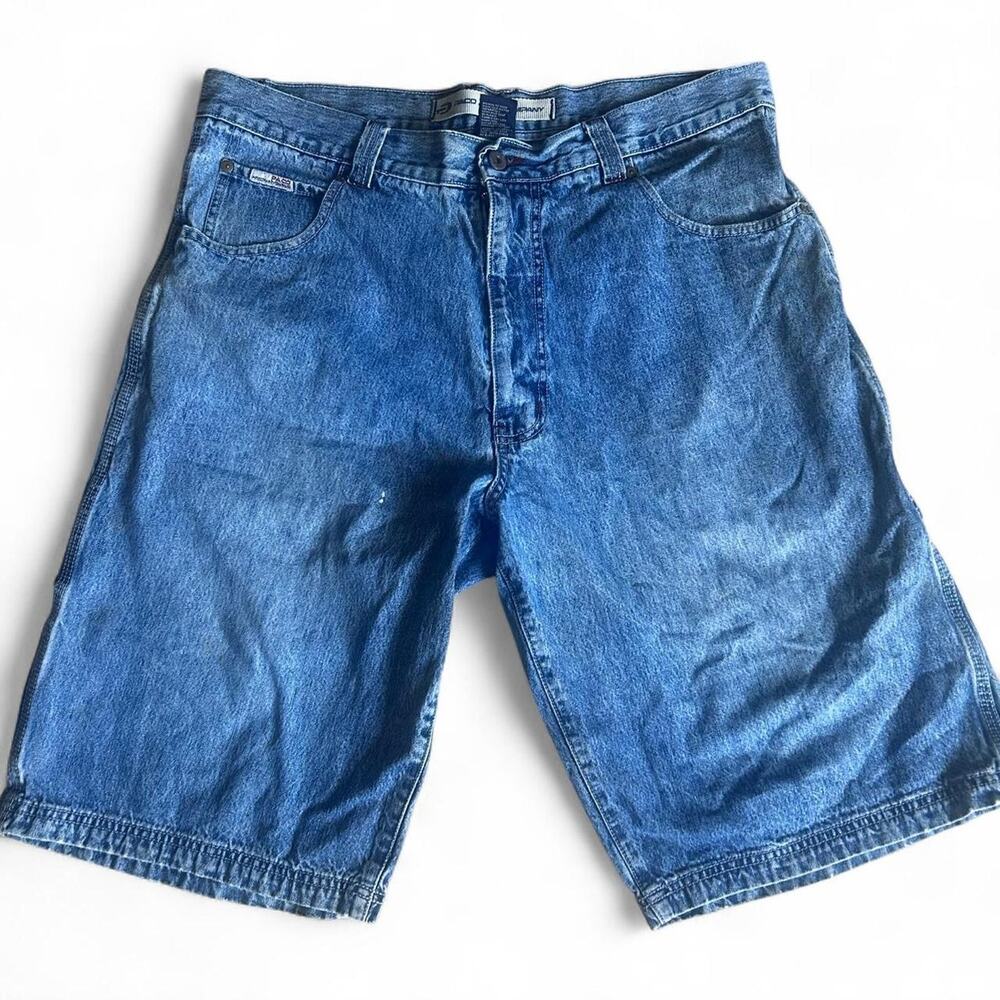 Vintage blue denim Paco shorts 36' in great‎ condition Mens Y2K
